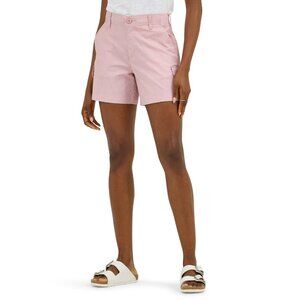 Lee Women's Comfort Waist 5" Cargo Short, Size 16, Regular Fit, Mid Rise, Pink